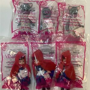 2010 Lot of 6 McDonald’s Madame Alexander Happy Meal Toys